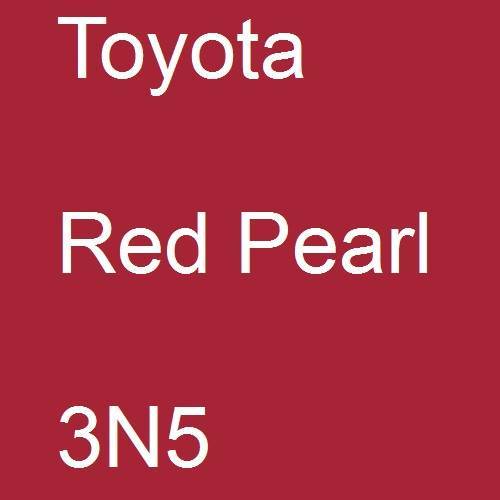 Toyota, Red Pearl, 3N5.